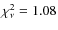 ${\chi}_{\nu}^2=1.08$