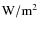 $\rm W/m^2$