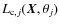 $L_{{\rm c},j}({\vec X},\theta_j)$