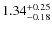 $1.34_{\rm -0.18}^{+0.25}$