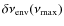 $\delta\nu_{{\rm env}}(\nu_{{\rm max}})$