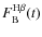 $F^{\rm H\beta}_{\rm B}(t)$