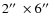 $2\hbox{$^{\prime\prime}$ }\times6\hbox{$^{\prime\prime}$ }$