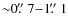 ${\sim}0\hbox{$.\!\!^{\prime\prime}$ }7{-}1\hbox{$.\!\!^{\prime\prime}$ }1$