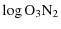 $\displaystyle \log {\rm O_3N_2}$