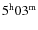 $\rm 5^h03^m$