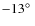 $-13\hbox{$^\circ$ }$