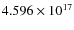 $4.596\times 10^{17}$