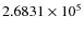 $2.6831\times 10^{5}$