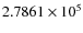 $2.7861\times 10^{5}$