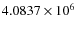 $4.0837\times 10^{6}$