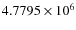 $4.7795\times 10^{6}$
