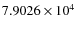 $7.9026\times 10^{4}$