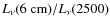 $L_{\nu}(6~{\rm cm})/L_{\nu}(2500)$