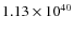 $1.13\times10^{40}$