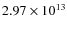 $2.97\times10^{13}$