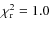 $\chi^2_{\rm r}=1.0$