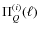 $\Pi_Q^{(i)}(\ell)$