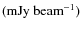 $({\rm mJy}~{\rm beam}^{-1})$