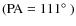 $({\rm PA} =111\hbox {$^\circ $ })$