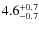 $4.6^{\rm +0.7}_{-0.7}$