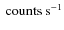 $\rm ~counts ~s^{-1}$