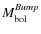 $M_{\rm bol}^{Bump}$