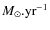 $M_\odot. \mbox{yr}^{-1}$