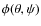 $\phi(\theta,\psi)$
