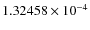 $1.32458 \times 10^{-4}$