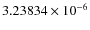 $3.23834 \times 10^{-6}$
