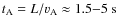 $t_{\rm A} = L/v_{\rm A} \approx 1.5{-}5~\ensuremath{\mbox{s}} $
