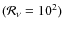 $(\mathcal R_\nu = 10^2)$