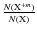 $\frac{N({\rm X}^{+m})}{N({\rm X})}$