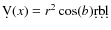 $\d V(x) =
r^2 \cos(b)\d r \d b \d l$