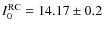 $I_{0}^{\rm RC}=14.17 \pm 0.2$