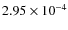 $2.95\times 10^{-4}$