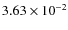 $3.63\times 10^{-2}$