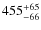 $455^{\rm +65}_{-66}$