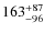 $163^{\rm +87}_{-96}$