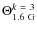 $\Theta_{\rm 1.6~G}^{k~=~3}$