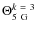 $\Theta_{\rm 5~G}^{k~=~3}$