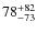 $78^{\rm +82}_{-73}$