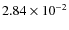 $2.84\times10^{-2}$
