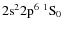 ${\rm 2s^22p^6}~{\rm ^1S_0}$