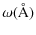 $\displaystyle %
\omega({\rm\r A})$