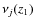 $\nu_{j}(z_1)$