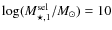 $\log(M_{\star,1}^{\rm sel}/M_{\odot}) = 10$