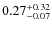 $0.27^{\rm +0.32}_{-0.07}$