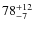 $78^{\rm +12}_{-7}$